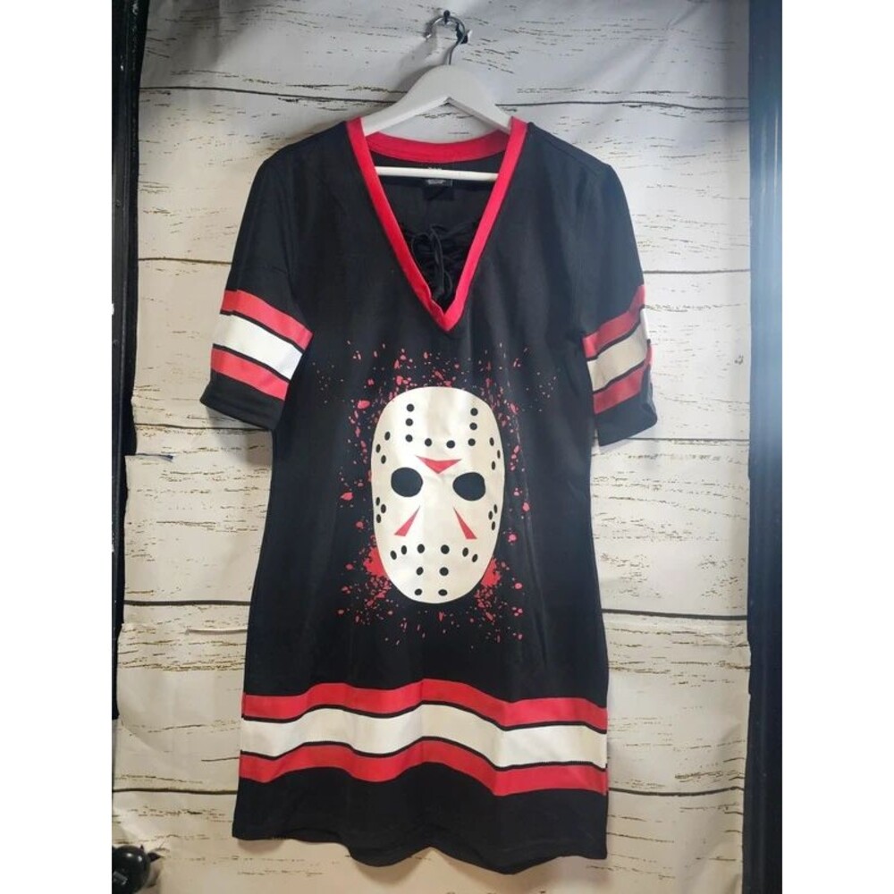Friday the 13th Jason Voorhees jersey dress size L